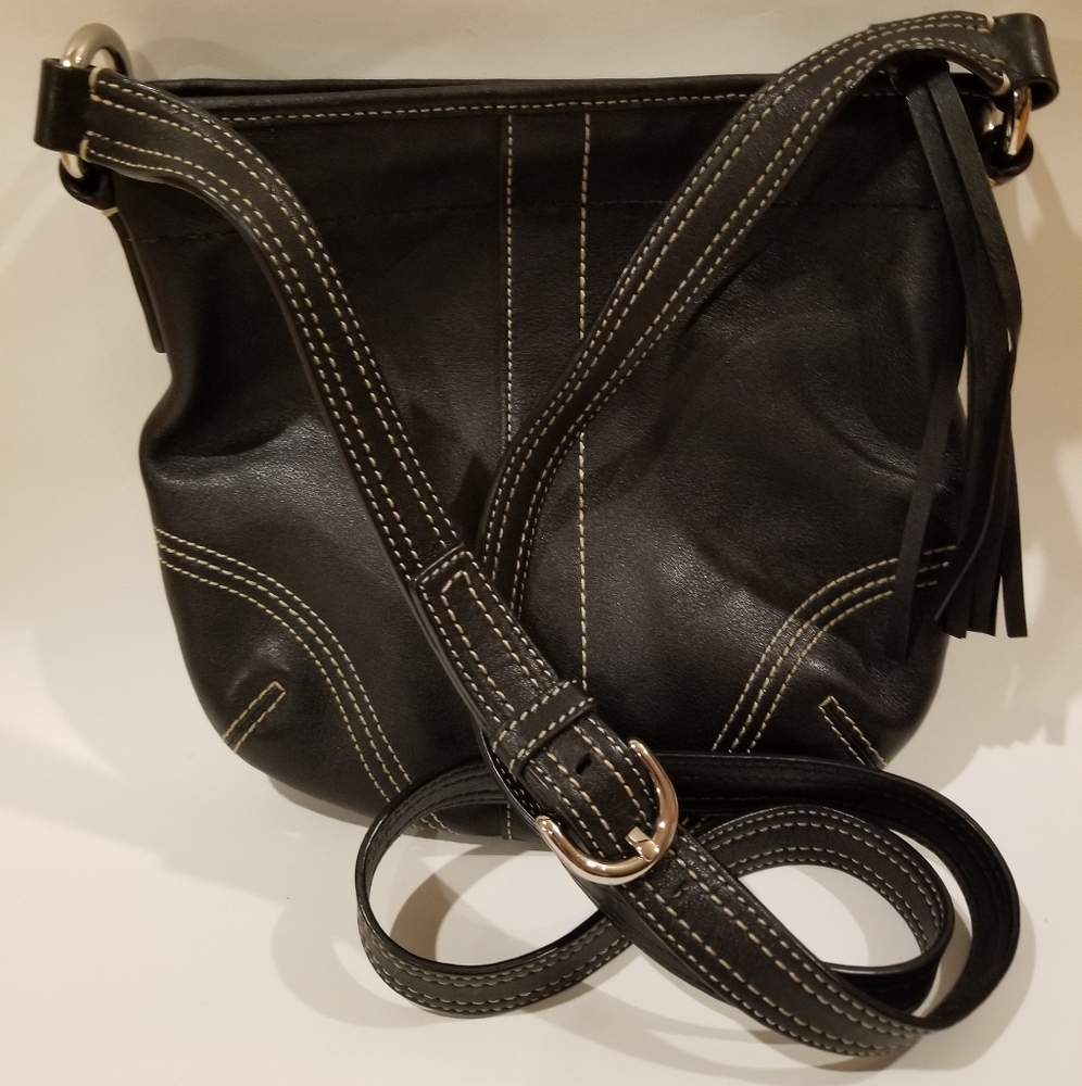 Coach Black Leather Purse